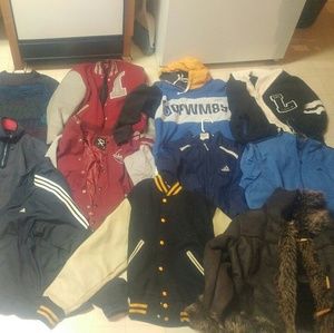HUGE 133 LOT WOMEN AND MEN CLOTHES nike adidas nba